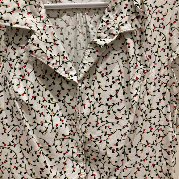 Handmade Floral Shirt Dress 4 US Small - Picture 5 of 6